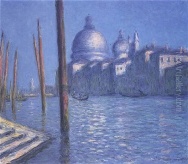 Le Grand Canal Oil Painting by Claude Monet