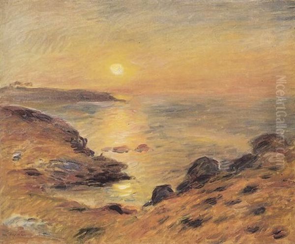 Bateau Echoue Oil Painting by Claude Oscar Monet