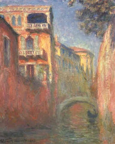 Rio Della Santa Salute, Venise Oil Painting by Claude Monet
