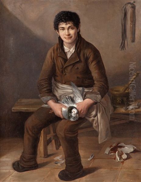 El Pajarero Oil Painting by Bartolome Montalvo