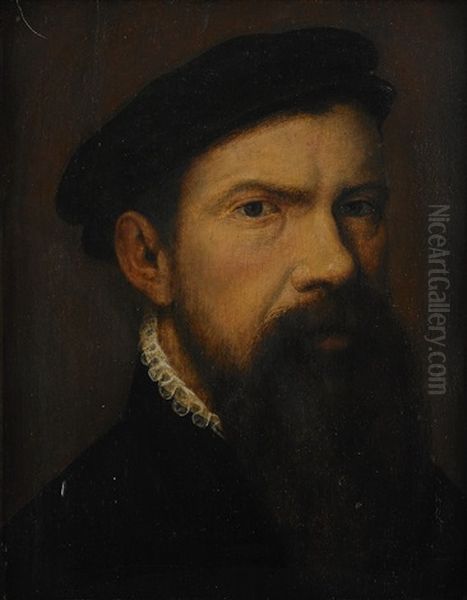 Mansportratt Oil Painting by Antonis Mor Van Dashorst