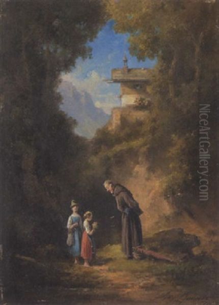 Der Klausner Oil Painting by Willy Moralt