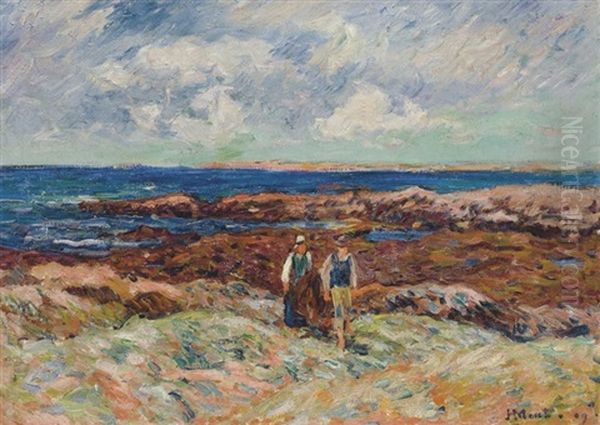La Pointe De Beg Er Morz Oil Painting by Henry Moret
