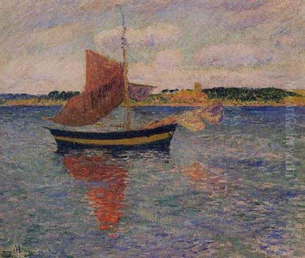 Marine Oil Painting by Henry Moret