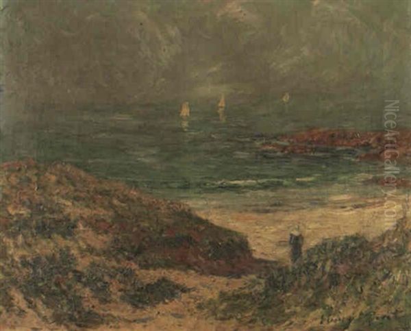 La Cote Bretonne Oil Painting by Henry Moret