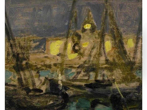 Concarneau Oil Painting by James Wilson Morrice
