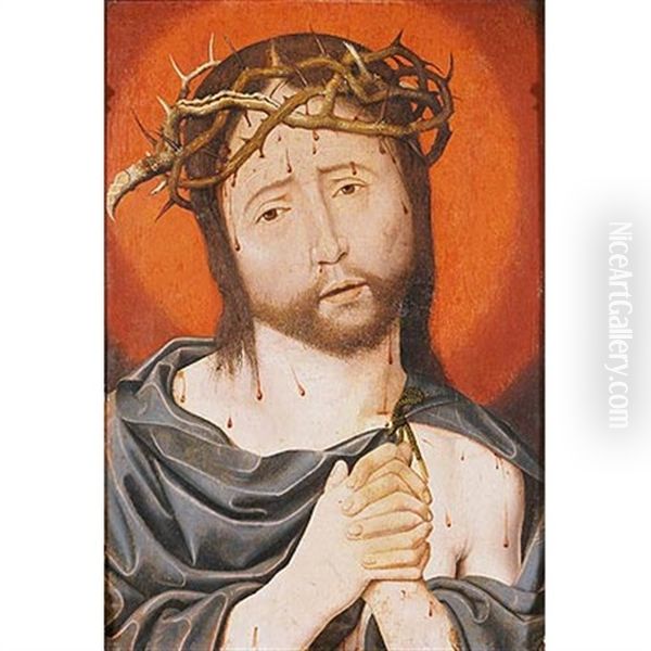Cristo Varon De Dolores Oil Painting by Jan Mostaert