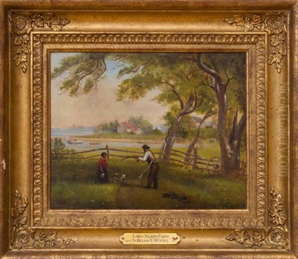 The Mower Oil Painting by William Sidney Mount