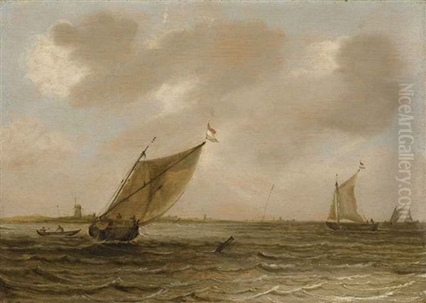 Marines Oil Painting by Pieter Mulier the Elder