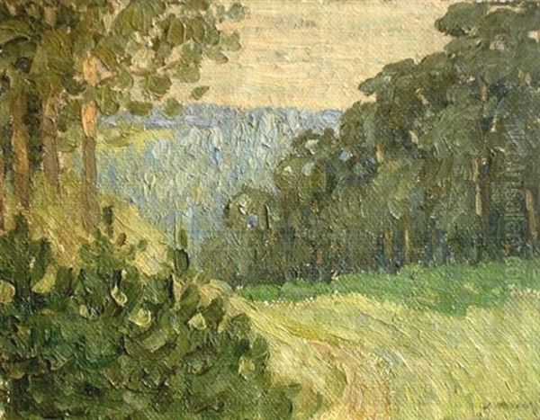 Landscape Oil Painting by Janis Muncis