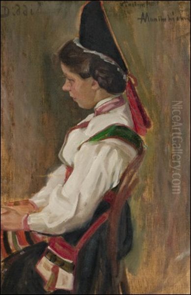 Diddi Oil Painting by Alarik (Ali) Munsterhjelm