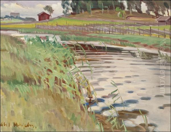 Paraisten Suntti Oil Painting by Alarik (Ali) Munsterhjelm