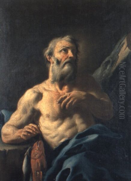 Santo In Estasi Oil Painting by Francesco de Mura