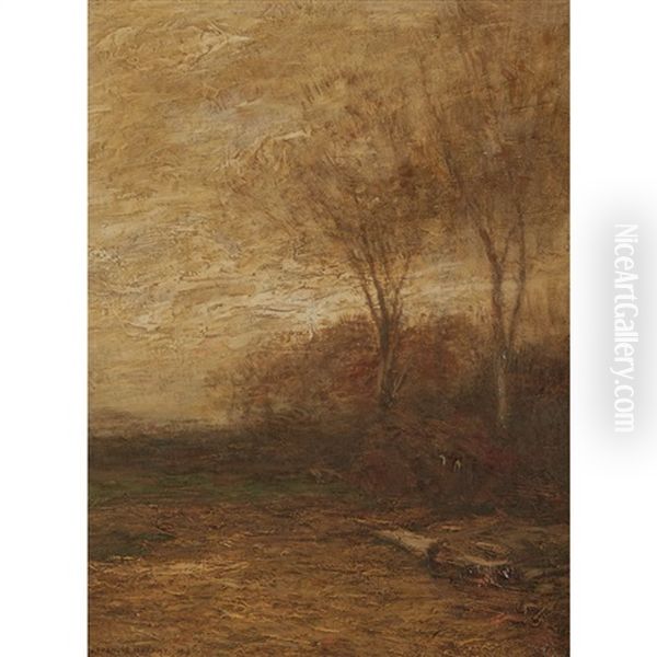 Late October Oil Painting by John Francis Murphy