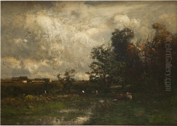 Gray Afternoon Oil Painting by John Francis Murphy
