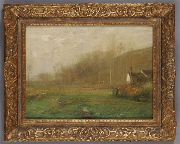 Spring Day Oil Painting by John Francis Murphy