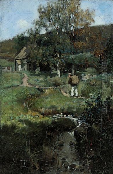 Glenfinlas, Perthshire Oil Painting by James M. Nairn