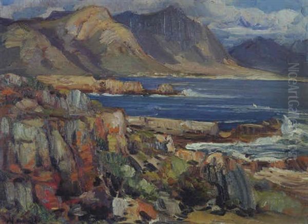 Walker Bay Oil Painting by Pieter Hugo Naude