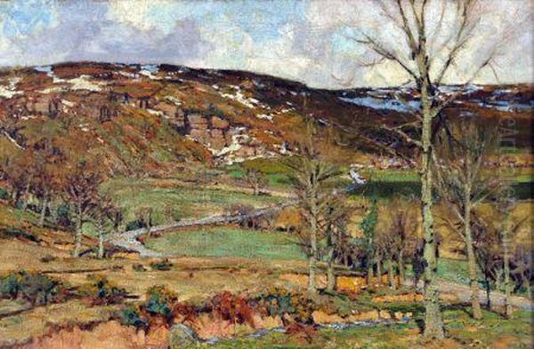 A View In The Dales Oil Painting by Samuel John Lamorna Birch