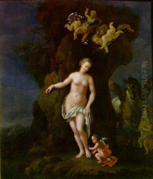 Andromeda Oil Painting by Eglon Hendrik van der Neer