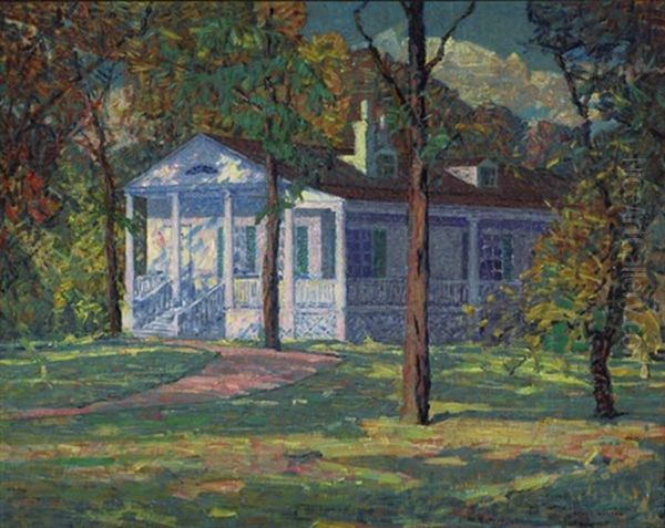 Afternoon Shadows Oil Painting by Ernest Bruce Nelson