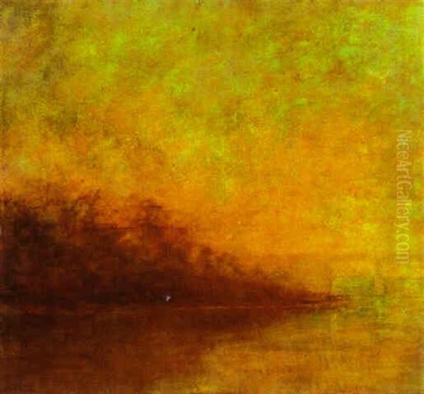 Untitled Oil Painting by Ernest Bruce Nelson