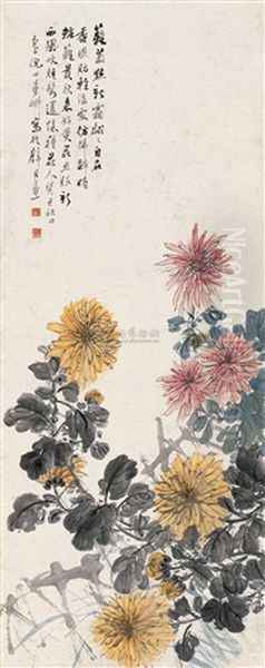 Flowers Oil Painting by  Ni Tian