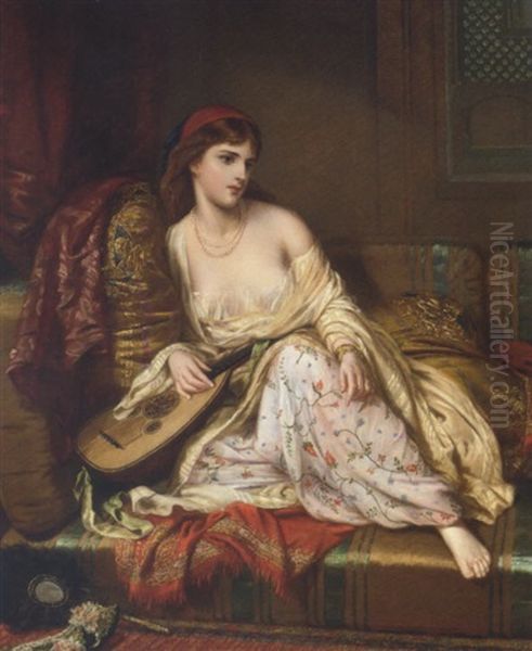 The Light Of The Harem Oil Painting by Charles Wynne Nicholls