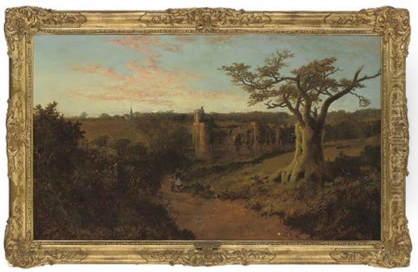 Herstmonceux, Sussex Oil Painting by Edmund John Niemann