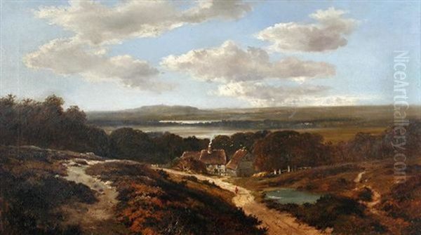 View By The Medway Oil Painting by Edmund John Niemann