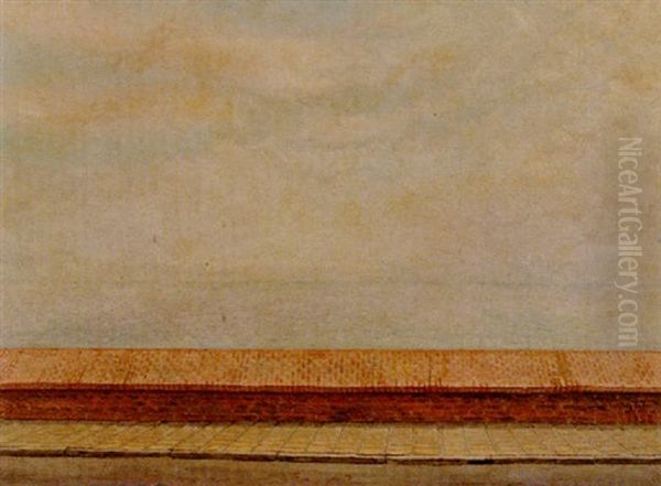 The Seafront Oil Painting by Jakob Nieweg