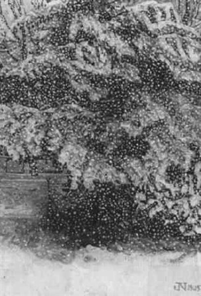 Winter Oil Painting by Jakob Nieweg