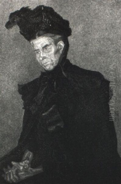 Portrait Of A Woman Oil Painting by Jakob Nieweg