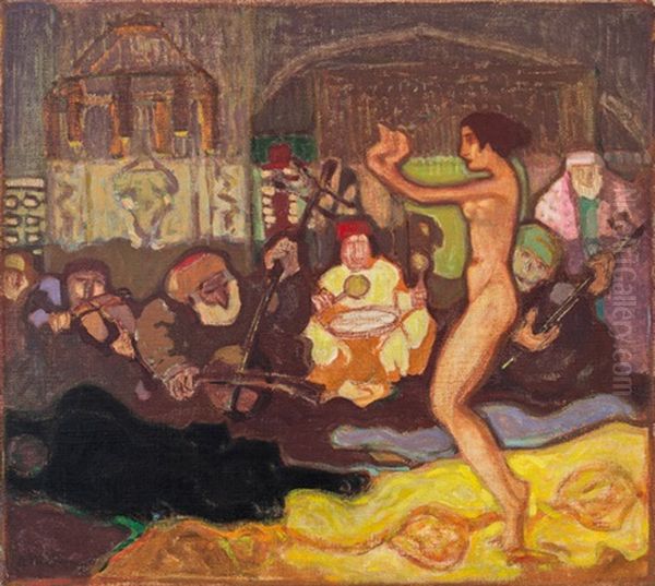 Bauchtanz Oil Painting by Artur Nikodem