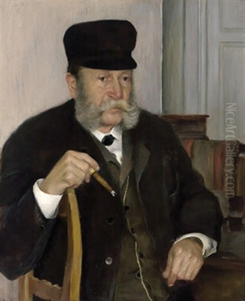 Bildnis Eines Herrn Oil Painting by Rudolf Nissl