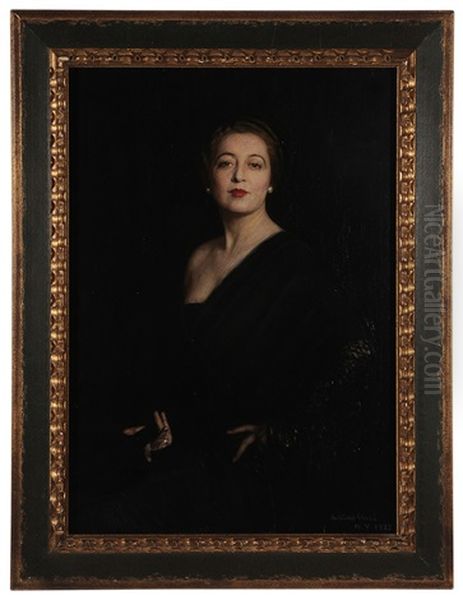 Mrs. Cosmo Hamilton (beryl Faber, Nee Beryl Crossley Smith) Oil Painting by Arturo Noci