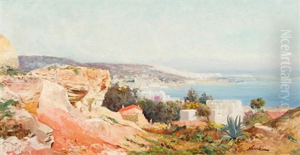 Vue D'alger Oil Painting by Maxime Noire