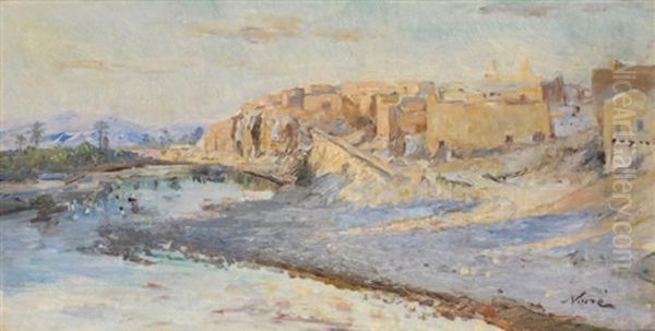 Vue De Msila Oil Painting by Maxime Noire