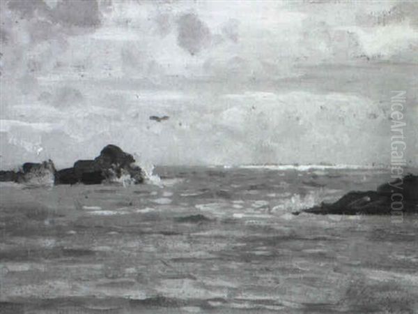 Kustenstudie Oil Painting by Adelsteen Normann