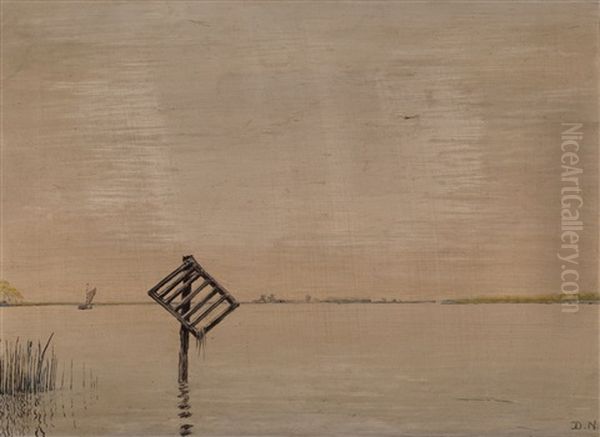 The Beacon Oil Painting by Dirk Nyland