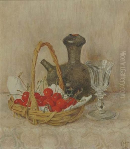 A Draw-bridge Over A Canal Oil Painting by Dirk Nyland