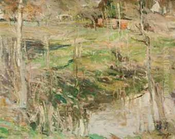 Spring Landscape by George Oberteuffer