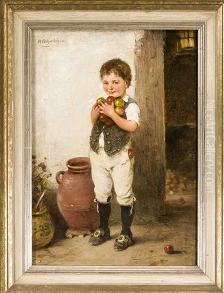 Bildnis Eines Jungen Oil Painting by Hugo Oehmichen