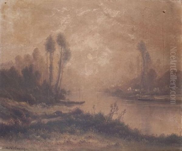 Paysage Oil Painting by Nikolai Andreievitch Okolowitch