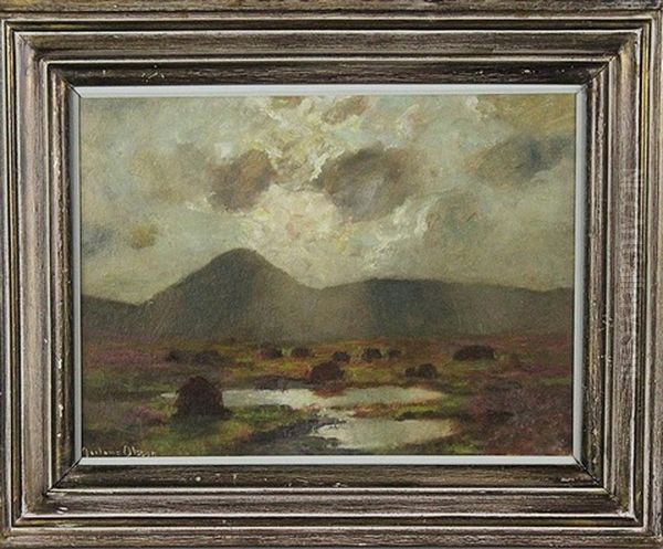 Landscape - West Of Ireland Oil Painting by Julius Olsson