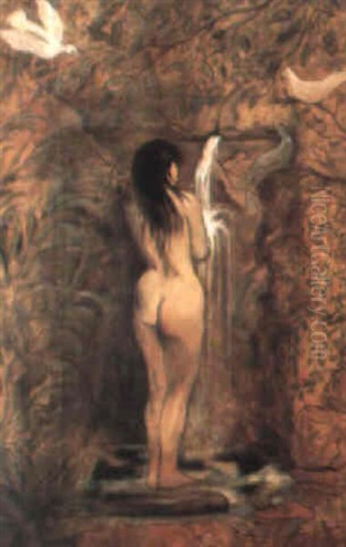 La Source Oil Painting by Marthe Orant