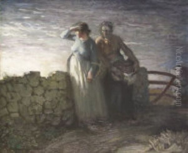Eventide Oil Painting by Sir William Orpen