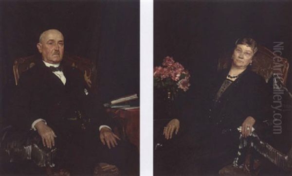 Seated At Home Oil Painting by Sir William Newenham Montague Orpen