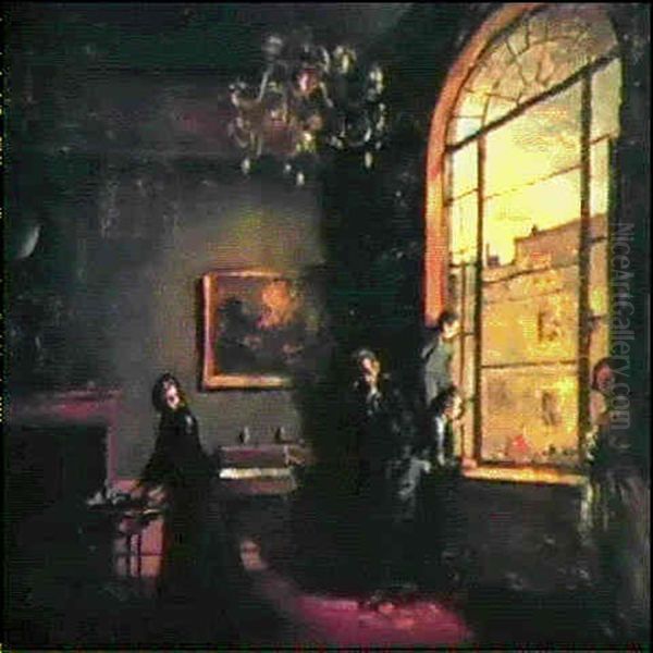 The Refugees Oil Painting by Sir William Orpen