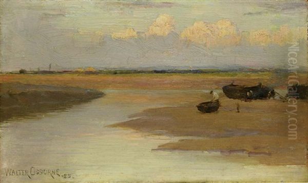 Low Tide Oil Painting by Walter Frederick Osborne